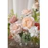 image:imageLings moment Fake Flowers Box Faux Artificial Sweet Peas Foam Roses Silk Carnations for Centerpieces Bouquet Wedding Floral Arrangements Bridal Shower Party Dusty Rose amp Sand Beige Deluxe ComboPkgarden Blush