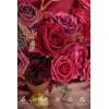 image:imageLings moment Fake Flowers Box Faux Artificial Sweet Peas Foam Roses Silk Carnations for Centerpieces Bouquet Wedding Floral Arrangements Bridal Shower Party Dusty Rose amp Sand Beige Deluxe ComboPkmagenta  Hot Pink