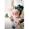 image:imageLings moment Fake Flowers Box Faux Artificial Sweet Peas Foam Roses Silk Carnations for Centerpieces Bouquet Wedding Floral Arrangements Bridal Shower Party Dusty Rose amp Sand Beige Deluxe ComboPkdusty Rose  Navy