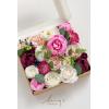 image:imageLings moment Fake Flowers Box Faux Artificial Sweet Peas Foam Roses Silk Carnations for Centerpieces Bouquet Wedding Floral Arrangements Bridal Shower Party Dusty Rose amp Sand Beige Deluxe ComboPkpink  Ivory