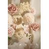 image:imageLings moment Fake Flowers Box Faux Artificial Sweet Peas Foam Roses Silk Carnations for Centerpieces Bouquet Wedding Floral Arrangements Bridal Shower Party Dusty Rose amp Sand Beige Deluxe ComboPkdusty Rose  Cream  Blush