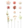 image:imageLings moment Fake Flowers Box Faux Artificial Sweet Peas Foam Roses Silk Carnations for Centerpieces Bouquet Wedding Floral Arrangements Bridal Shower Party Dusty Rose amp Sand Beige Deluxe ComboPkgarden Blush