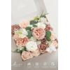 image:imageLings moment Fake Flowers Box Faux Artificial Sweet Peas Foam Roses Silk Carnations for Centerpieces Bouquet Wedding Floral Arrangements Bridal Shower Party Dusty Rose amp Sand Beige Deluxe ComboPkdusty Rose  Pale Peach