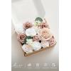 image:imageLings moment Fake Flowers Box Faux Artificial Sweet Peas Foam Roses Silk Carnations for Centerpieces Bouquet Wedding Floral Arrangements Bridal Shower Party Dusty Rose amp Sand Beige Deluxe ComboPkdusty Rose  White