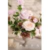 image:imageLings moment Fake Flowers Box Faux Artificial Sweet Peas Foam Roses Silk Carnations for Centerpieces Bouquet Wedding Floral Arrangements Bridal Shower Party Dusty Rose amp Sand Beige Deluxe ComboPkpowder Pink  Sand Beige