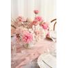 image:imageLings moment Fake Flowers Box Faux Artificial Sweet Peas Foam Roses Silk Carnations for Centerpieces Bouquet Wedding Floral Arrangements Bridal Shower Party Dusty Rose amp Sand Beige Deluxe ComboPkpink  Pale Pink