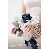 image:imageLings moment Fake Flowers Box Faux Artificial Sweet Peas Foam Roses Silk Carnations for Centerpieces Bouquet Wedding Floral Arrangements Bridal Shower Party Dusty Rose amp Sand Beige Deluxe ComboPkdusty Rose  Navy