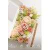 image:imageLings moment Fake Flowers Box Faux Artificial Sweet Peas Foam Roses Silk Carnations for Centerpieces Bouquet Wedding Floral Arrangements Bridal Shower Party Dusty Rose amp Sand Beige Deluxe ComboPkgarden Blush