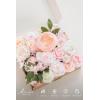 image:imageLings moment Fake Flowers Box Faux Artificial Sweet Peas Foam Roses Silk Carnations for Centerpieces Bouquet Wedding Floral Arrangements Bridal Shower Party Dusty Rose amp Sand Beige Deluxe ComboPkpink  Cream