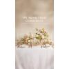 image:imageLings moment Fake Flowers Box Faux Artificial Sweet Peas Foam Roses Silk Carnations for Centerpieces Bouquet Wedding Floral Arrangements Bridal Shower Party Dusty Rose amp Sand Beige Deluxe ComboPkdusty Rose  Sand Beige