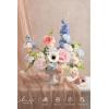 image:imageLings moment Fake Flowers Box Faux Artificial Sweet Peas Foam Roses Silk Carnations for Centerpieces Bouquet Wedding Floral Arrangements Bridal Shower Party Dusty Rose amp Sand Beige Deluxe ComboPkenglish Pastel
