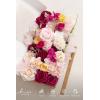 image:imageLings moment Fake Flowers Box Faux Artificial Sweet Peas Foam Roses Silk Carnations for Centerpieces Bouquet Wedding Floral Arrangements Bridal Shower Party Dusty Rose amp Sand Beige Deluxe ComboPkhot Pink  Blush