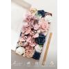image:imageLings moment Fake Flowers Box Faux Artificial Sweet Peas Foam Roses Silk Carnations for Centerpieces Bouquet Wedding Floral Arrangements Bridal Shower Party Dusty Rose amp Sand Beige Deluxe ComboPkdusty Rose  Navy