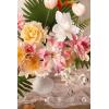 image:imageLings moment Fake Flowers Box Faux Artificial Sweet Peas Foam Roses Silk Carnations for Centerpieces Bouquet Wedding Floral Arrangements Bridal Shower Party Dusty Rose amp Sand Beige Deluxe ComboGrnsorbet Tropical