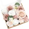 Pk-dusty Rose & White