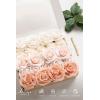 image:imageLings moment Artificial Wedding Flowers 4 x Bridesmaid Bouquet DIY Kit in Ballet Pointe amp Dusty Blue Mixed Greenery