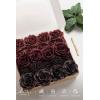 image:imageLings moment Artificial Wedding Flowers 4 x Bridesmaid Bouquet DIY Kit in Black Baccara amp Olive Green Mixed Greenery