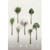 image:imageLings moment Artificial Wedding Flowers 4 x Bridesmaid Bouquet DIY Kit in Dusty Rose amp Dark Green Mixed Greenery