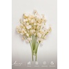 image:imageLings Moment Artificial Sweet Pea Flowers 8pcs Butter Yellow Fake Sweetpea with Stems Bulk Faux Silk Sweet Peas Wedding Filler Flower for Outdoors Centerpieces Bouquet Floral Arrangments DecorationWhtcream