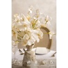 image:imageLings Moment Artificial Sweet Pea Flowers 8pcs Butter Yellow Fake Sweetpea with Stems Bulk Faux Silk Sweet Peas Wedding Filler Flower for Outdoors Centerpieces Bouquet Floral Arrangments DecorationWhtcream