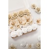 image:imageLings moment Artificial Flowers Fake Silk Orchid Faux Foam Roses Combo for DIY Wedding Bouquets Centerpieces Arrangements Bridal Shower Party Home Decorations Tawny Beige amp Sand Beige 21pcsBegtawny Beige  White