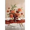 image:imageLings moment Artificial Flowers Fake Silk Orchid Faux Foam Roses Combo for DIY Wedding Bouquets Centerpieces Arrangements Bridal Shower Party Home Decorations Tawny Beige amp Sand Beige 21pcsOramber  Terracotta
