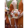 image:imageLings moment Artificial Flowers Fake Silk Orchid Faux Foam Roses Combo for DIY Wedding Bouquets Centerpieces Arrangements Bridal Shower Party Home Decorations Tawny Beige amp Sand Beige 21pcsOrorange  Dusty Rose
