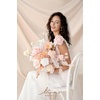 image:imageLings moment Artificial Flowers Fake Silk Orchid Faux Foam Roses Combo for DIY Wedding Bouquets Centerpieces Arrangements Bridal Shower Party Home Decorations Tawny Beige amp Sand Beige 21pcsPkblush  White