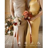 image:imageLings moment Artificial Flowers Fake Silk Orchid Faux Foam Roses Combo for DIY Wedding Bouquets Centerpieces Arrangements Bridal Shower Party Home Decorations Tawny Beige amp Sand Beige 21pcsOramber  Terracotta