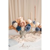 image:imageLings moment Artificial Flowers Fake Silk Orchid Faux Foam Roses Combo for DIY Wedding Bouquets Centerpieces Arrangements Bridal Shower Party Home Decorations Tawny Beige amp Sand Beige 21pcsBlunavy Blue  Burnt Orange