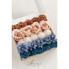 image:imageLings moment Artificial Flowers Fake Silk Orchid Faux Foam Roses Combo for DIY Wedding Bouquets Centerpieces Arrangements Bridal Shower Party Home Decorations Tawny Beige amp Sand Beige 21pcsBlunavy Blue  Burnt Orange