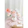 image:imageLings moment Artificial Flowers Fake Silk Orchid Faux Foam Roses Combo for DIY Wedding Bouquets Centerpieces Arrangements Bridal Shower Party Home Decorations Tawny Beige amp Sand Beige 21pcsPkblush  White