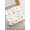 image:imageLings moment Artificial Flowers Fake Silk Orchid Faux Foam Roses Combo for DIY Wedding Bouquets Centerpieces Arrangements Bridal Shower Party Home Decorations Tawny Beige amp Sand Beige 21pcsWhtwhite