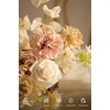 image:imageLings moment Artificial Flowers Fake Silk Orchid Faux Foam Roses Combo for DIY Wedding Bouquets Centerpieces Arrangements Bridal Shower Party Home Decorations Tawny Beige amp Sand Beige 21pcsWhtivory