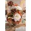 image:imageLings moment Artificial Flowers Fake Silk Orchid Faux Foam Roses Combo for DIY Wedding Bouquets Centerpieces Arrangements Bridal Shower Party Home Decorations Tawny Beige amp Sand Beige 21pcsBrnearth Brown  Tawny Beige