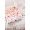 image:imageLings moment Artificial Flowers Fake Silk Orchid Faux Foam Roses Combo for DIY Wedding Bouquets Centerpieces Arrangements Bridal Shower Party Home Decorations Tawny Beige amp Sand Beige 21pcsPkpale Pink