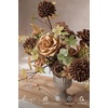 image:imageLings moment Artificial Flowers Fake Silk Orchid Faux Foam Roses Combo for DIY Wedding Bouquets Centerpieces Arrangements Bridal Shower Party Home Decorations Tawny Beige amp Sand Beige 21pcsBrnearth Brown  Sand Beige