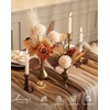 image:imageLings moment Artificial Flowers Fake Silk Orchid Faux Foam Roses Combo for DIY Wedding Bouquets Centerpieces Arrangements Bridal Shower Party Home Decorations Tawny Beige amp Sand Beige 21pcsOramber  French Orange