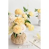 image:imageLings moment Artificial Flowers Fake Silk Orchid Faux Foam Roses Combo for DIY Wedding Bouquets Centerpieces Arrangements Bridal Shower Party Home Decorations Tawny Beige amp Sand Beige 21pcsYlwcreamy Yellow  Cream