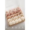 image:imageLings moment Artificial Flowers Fake Silk Orchid Faux Foam Roses Combo for DIY Wedding Bouquets Centerpieces Arrangements Bridal Shower Party Home Decorations Tawny Beige amp Sand Beige 21pcsPkmorandi Peach  Cream