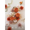 image:imageLings moment Artificial Flowers Fake Silk Orchid Faux Foam Roses Combo for DIY Wedding Bouquets Centerpieces Arrangements Bridal Shower Party Home Decorations Tawny Beige amp Sand Beige 21pcsOrorange  Dusty Rose