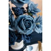 image:imageLings moment Artificial Flowers Fake Silk Orchid Faux Foam Roses Combo for DIY Wedding Bouquets Centerpieces Arrangements Bridal Shower Party Home Decorations Tawny Beige amp Sand Beige 21pcsBlunautical Navy