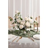 image:imageLings moment Artificial Flowers Fake Silk Orchid Faux Foam Roses Combo for DIY Wedding Bouquets Centerpieces Arrangements Bridal Shower Party Home Decorations Tawny Beige amp Sand Beige 21pcsWhtivory