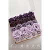 image:imageLings moment Artificial Flowers Fake Silk Orchid Faux Foam Roses Combo for DIY Wedding Bouquets Centerpieces Arrangements Bridal Shower Party Home Decorations Tawny Beige amp Sand Beige 21pcsPrpllavender  Purple