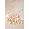 image:imageLings moment Artificial Flowers Fake Silk Orchid Faux Foam Roses Combo for DIY Wedding Bouquets Centerpieces Arrangements Bridal Shower Party Home Decorations Tawny Beige amp Sand Beige 21pcsPkblush  White