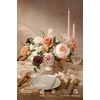 image:imageLings moment Artificial Flowers Fake Silk Orchid Faux Foam Roses Combo for DIY Wedding Bouquets Centerpieces Arrangements Bridal Shower Party Home Decorations Tawny Beige amp Sand Beige 21pcsWhtivory