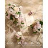 image:imageLings moment Artificial Flowers Fake Silk Orchid Faux Foam Roses Combo for DIY Wedding Bouquets Centerpieces Arrangements Bridal Shower Party Home Decorations Tawny Beige amp Sand Beige 21pcsPkpowder Pink