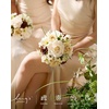 image:imageLings moment Artificial Flowers Fake Silk Orchid Faux Foam Roses Combo for DIY Wedding Bouquets Centerpieces Arrangements Bridal Shower Party Home Decorations Tawny Beige amp Sand Beige 21pcsBegtawny Beige  Earth Brown