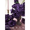 image:imageLings moment Artificial Flowers Fake Silk Orchid Faux Foam Roses Combo for DIY Wedding Bouquets Centerpieces Arrangements Bridal Shower Party Home Decorations Tawny Beige amp Sand Beige 21pcsPrplpurple