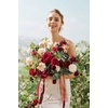 image:imageLings moment Artificial Flowers Fake Silk Orchid Faux Foam Roses Combo for DIY Wedding Bouquets Centerpieces Arrangements Bridal Shower Party Home Decorations Tawny Beige amp Sand Beige 21pcsRedbordeaux Red